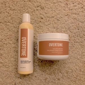 Overtone Golden Brown coloring conditioner